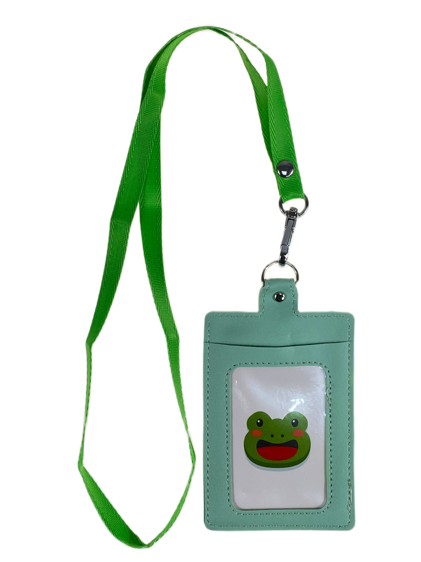 На фото 1 - Бейджик на шею, цвет зеленый