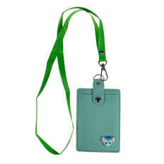 На фото 2 - Бейджик на шею, цвет зеленый