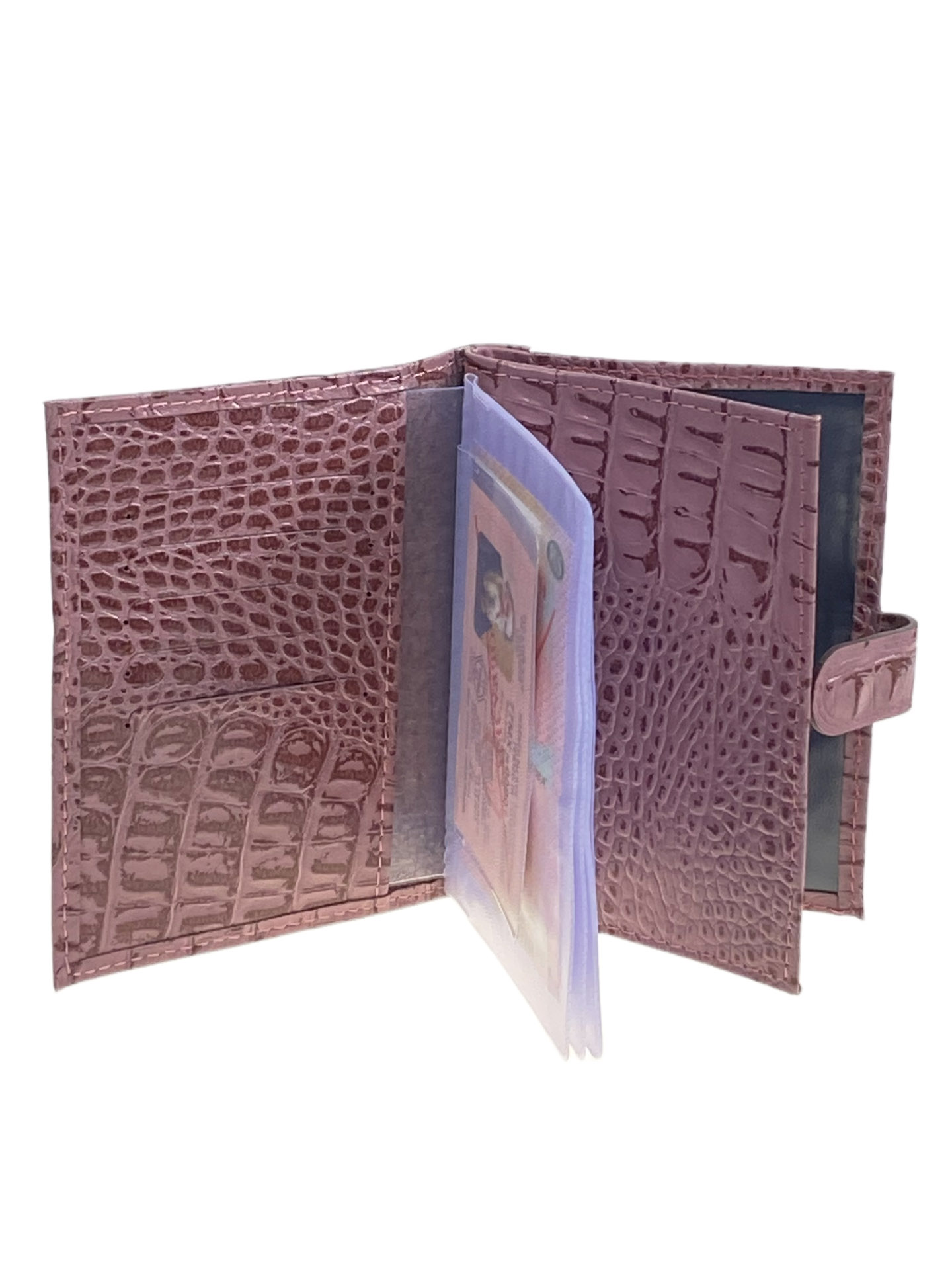 На фото 2 - Обложка для паспорта и автодокументов из натуральной кожи мультицвет