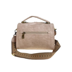 На фото 2 - Женская сумка из искусственной кожи, цвет бежевый На фото 2 - Женская сумка из искусственной кожи, цвет бежевый