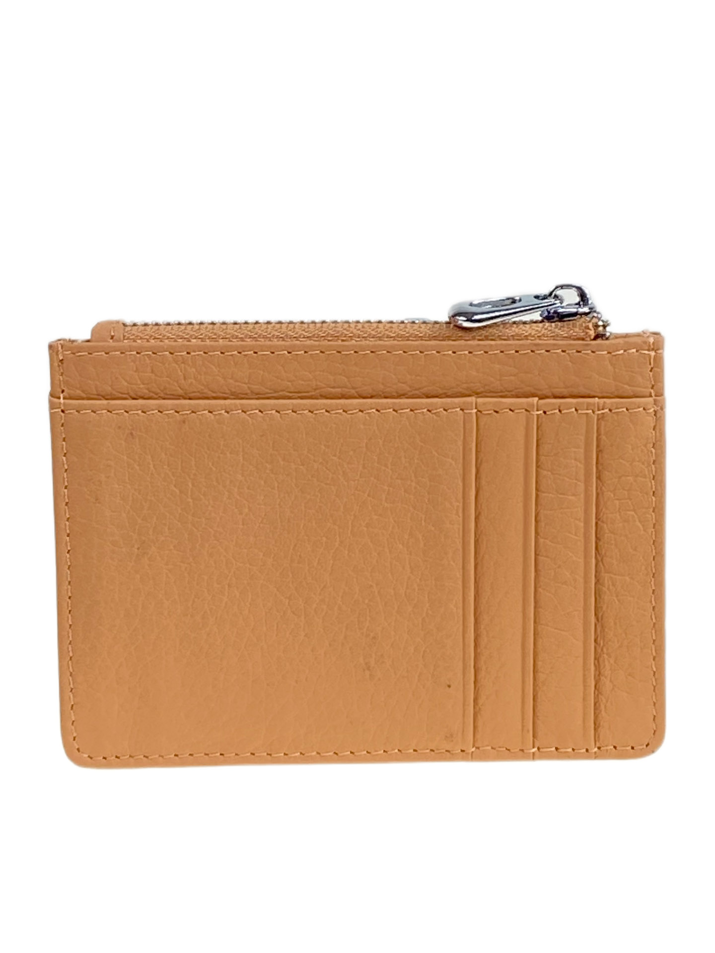 На фото 2 - Картхолдер женский из натуральной кожи для пластиковых карт, цвет светло коричневый