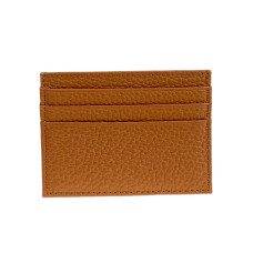 На фото 1 -  Картхолдер женский из натуральной кожи для пластиковых карт, цвет коричневый