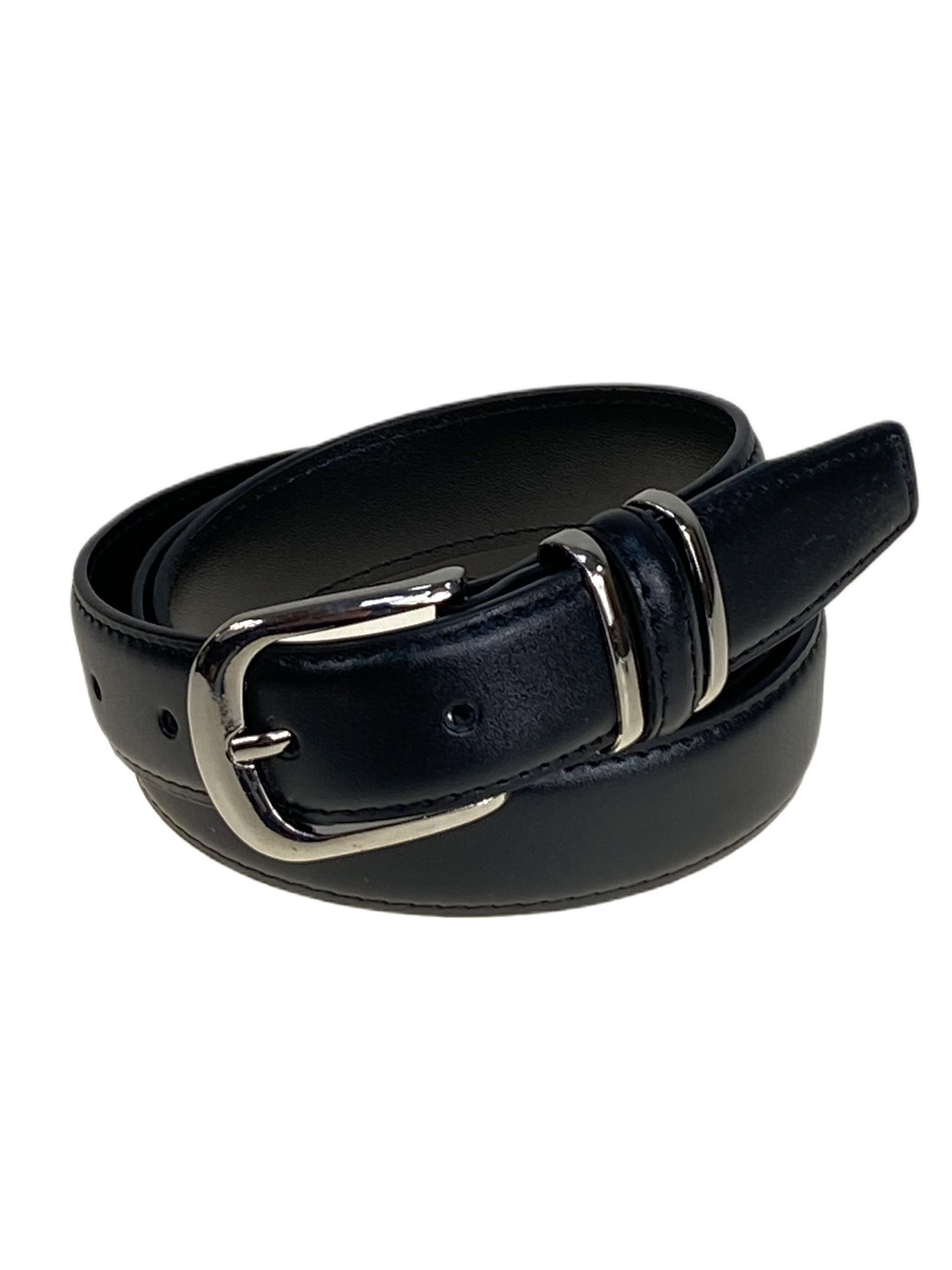 На фото 1 - Ремень женский из искусственной кожи , цвет черный