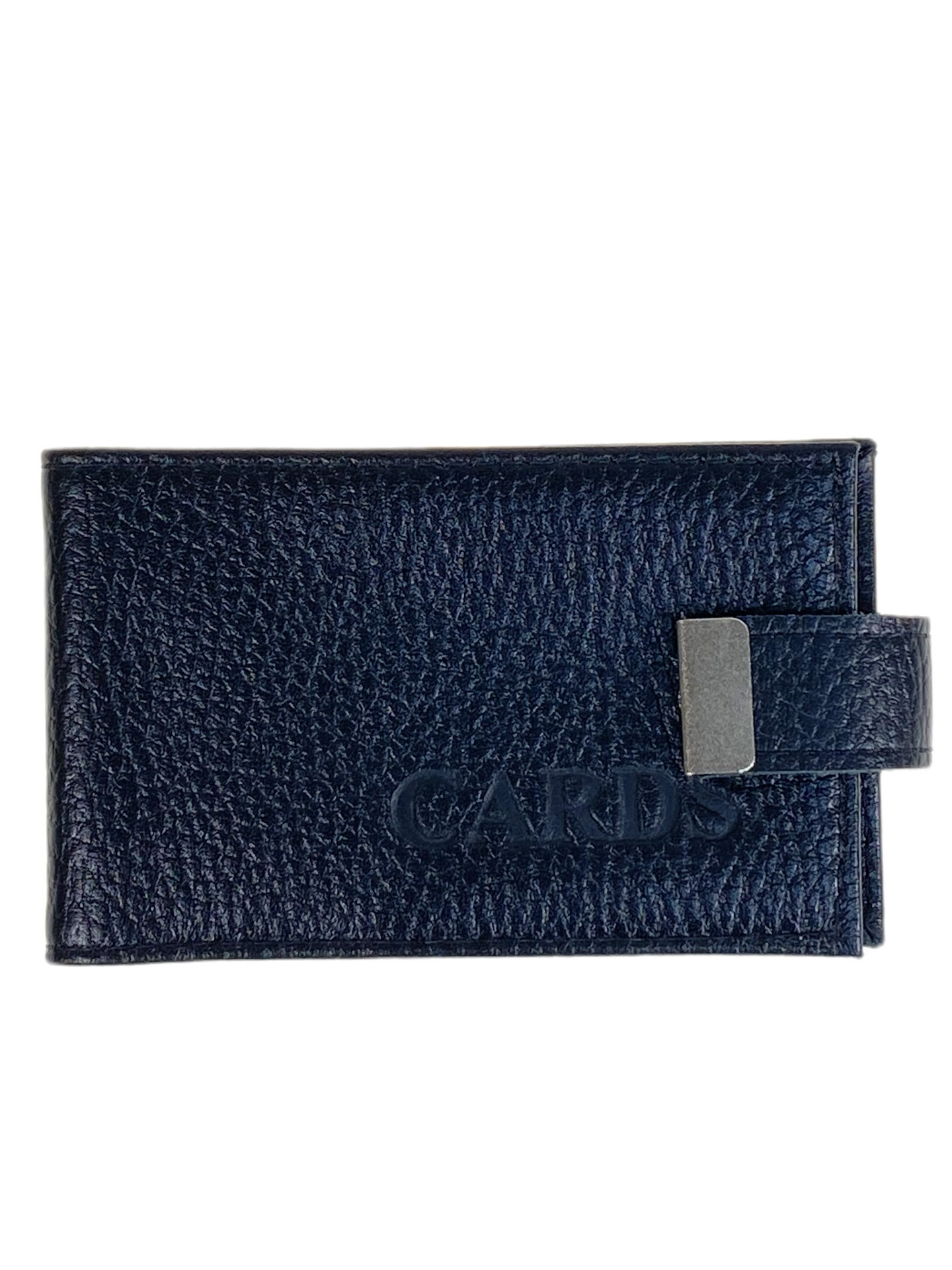 На фото 1 - Картхолдер из искусственной кожи, цвет черный