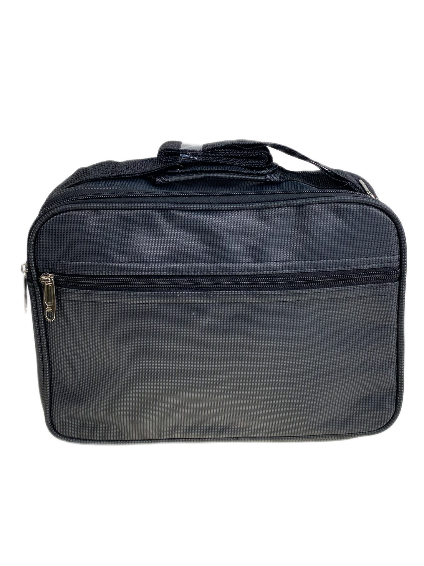 На фото 2 - Сумка мужская  текстильная, цвет  черный