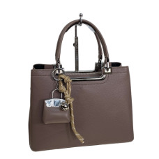 На фото 1 - Женская сумка из искусственной кожи, цвет пыльная роза На фото 1 - Женская сумка из искусственной кожи, цвет пыльная роза