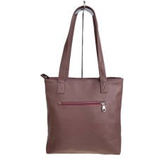 На фото 2 - Женская сумка из искусственной кожи, цвет нежно розовый