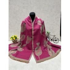 На фото 1 - Мягкий палантин из кашемира мультицвет На фото 1 - Мягкий палантин из кашемира мультицвет