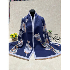 На фото 1 - Мягкий палантин из кашемира мультицвет