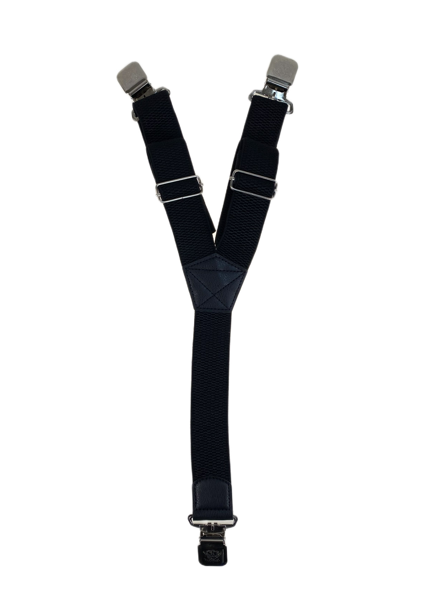 На фото 1 - Подтяжки мужские, цвет чёрный