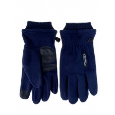 На фото 1 - Утеплённые мужские перчатки цвет синий На фото 1 - Утеплённые мужские перчатки цвет синий