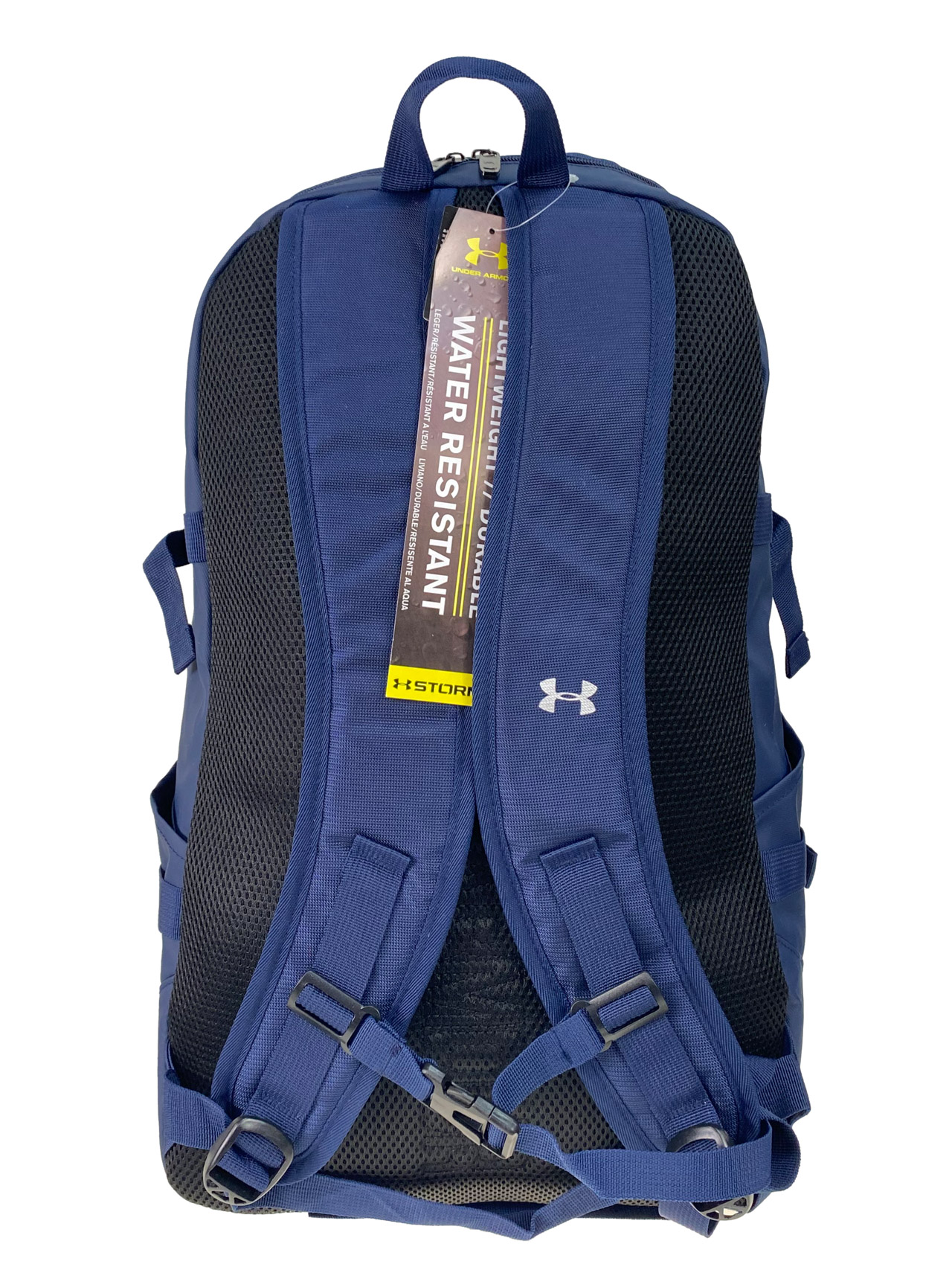 На фото 2 - Универсальный рюкзак из водоотталкивающей ткани, цвет синий