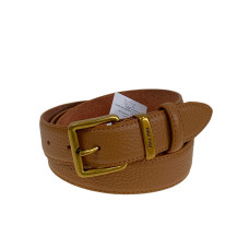 На фото 1 -  Ремень женский из натуральной кожи, цвет коричневый На фото 1 -  Ремень женский из натуральной кожи, цвет коричневый