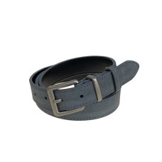 На фото 1 -  Ремень женский из натуральной кожи, цвет серый На фото 1 -  Ремень женский из натуральной кожи, цвет серый