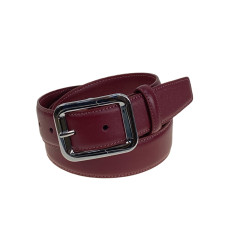 На фото 1 -  Ремень женский из натуральной кожи, цвет бордовый На фото 1 -  Ремень женский из натуральной кожи, цвет бордовый