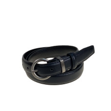 На фото 1 -  Ремень женский из искусственной кожи, цвет черный На фото 1 -  Ремень женский из искусственной кожи, цвет черный