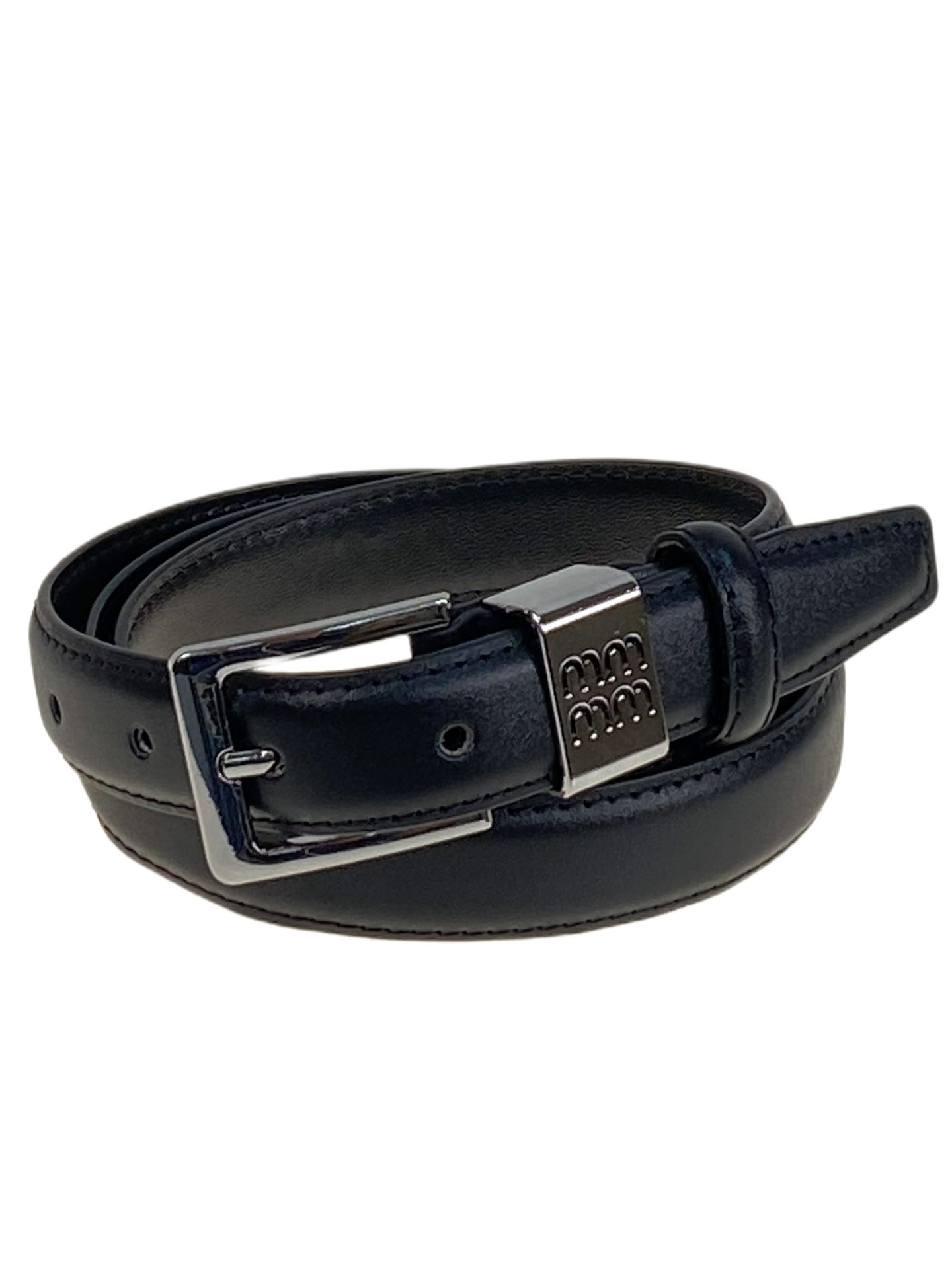 На фото 1 -  Ремень женский из искусственной кожи, цвет черный На фото 1 -  Ремень женский из искусственной кожи, цвет черный