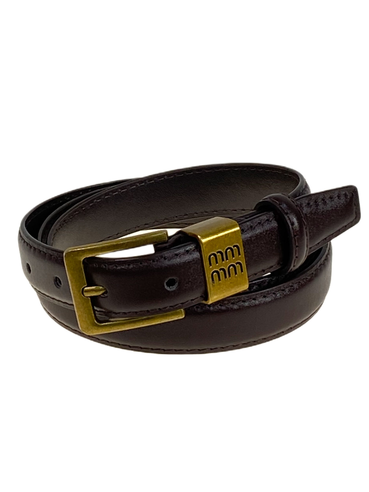 На фото 1 -  Ремень женский из искусственной кожи, цвет шоколад На фото 1 -  Ремень женский из искусственной кожи, цвет шоколад