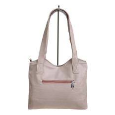 На фото 2 - Женская сумка из искусственной кожи, цвет светло розовый