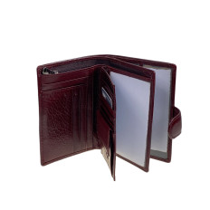 На фото 2 - Кошелек-органайзер мужской из натуральной кожи, цвет коричневый