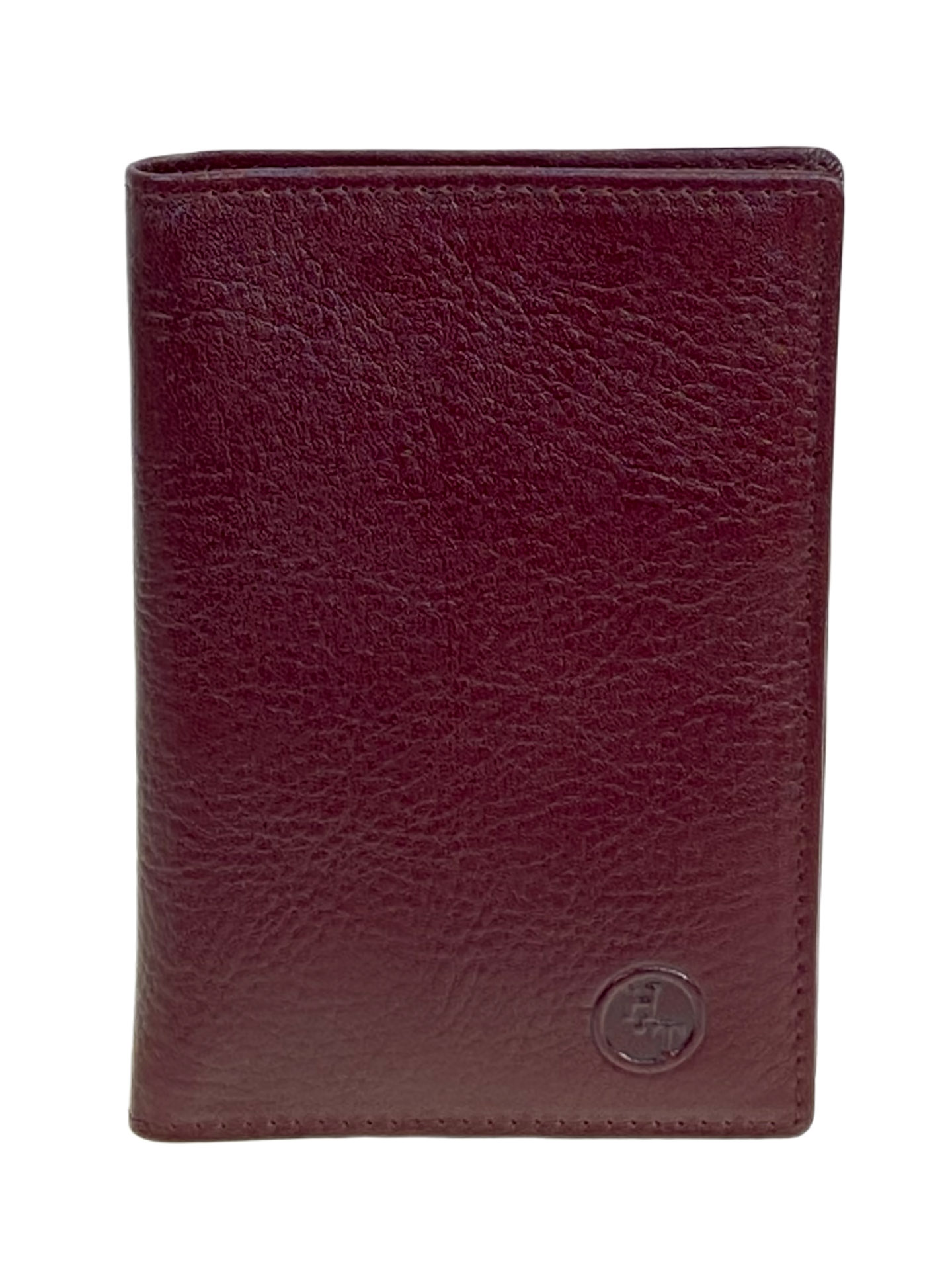 На фото 1 - Обложка для  паспорта из натуральной кожи, цвет коричневый