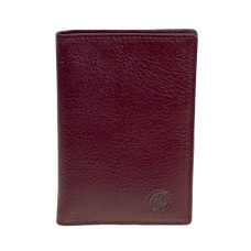 На фото 1 - Обложка для  паспорта из натуральной кожи, цвет коричневый