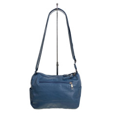 На фото 2 - Женская сумка из искусственной кожи, цвет синий На фото 2 - Женская сумка из искусственной кожи, цвет синий