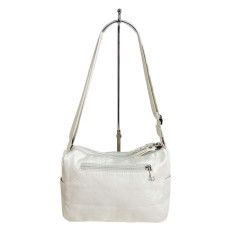 На фото 2 - Женская сумка из искусственной кожи, цвет белый На фото 2 - Женская сумка из искусственной кожи, цвет белый