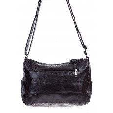 На фото 3 - Женская сумка из искусственной кожи, цвет шоколад