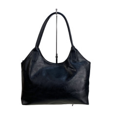 На фото 2 - Женская сумка из искусственной кожи, цвет черный На фото 2 - Женская сумка из искусственной кожи, цвет черный