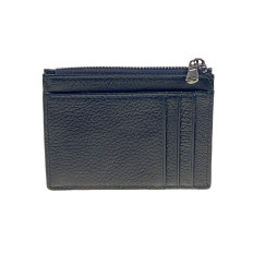 На фото 2 -  Картхолдер из натуральной кожи для пластиковых карт, цвет  черный