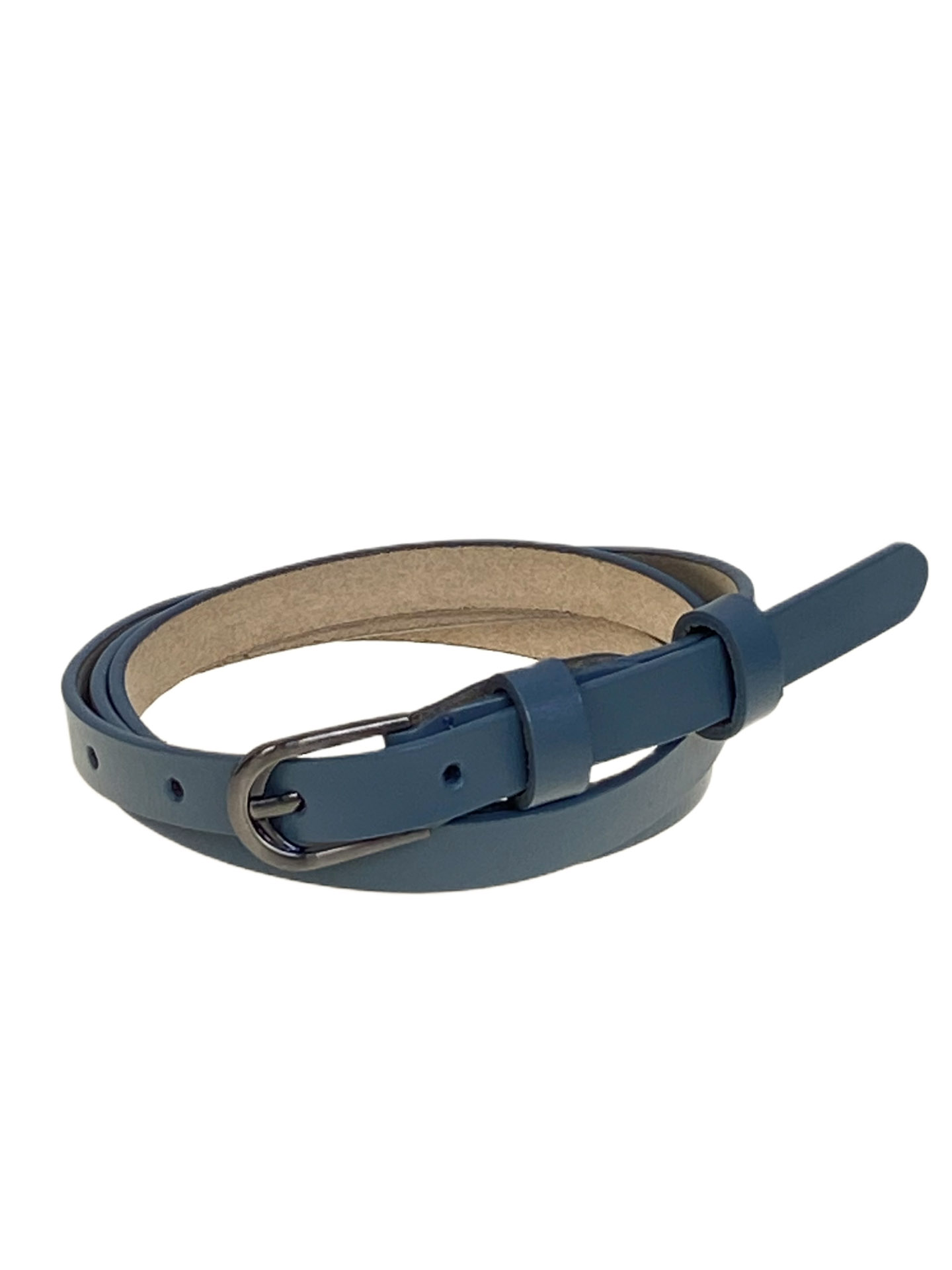 На фото 1 -  Ремень женский из натуральной кожи, цвет серый