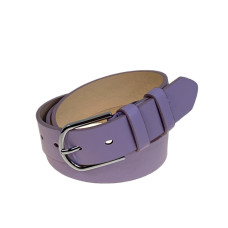 На фото 1 -  Ремень женский из искусственной кожи, цвет сиреневый
