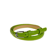 На фото 1 -  Ремень женский из искусственной кожи, цвет  ярко зеленый