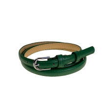 На фото 1 -  Ремень женский из искусственной кожи, цвет  зеленый