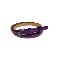 На фото 1 -  Ремень женский из искусственной кожи, цвет  фиолетовый