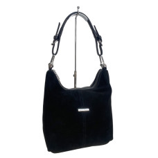 На фото 1 - Женская сумка из искусственной кожи, цвет черный На фото 1 - Женская сумка из искусственной кожи, цвет черный