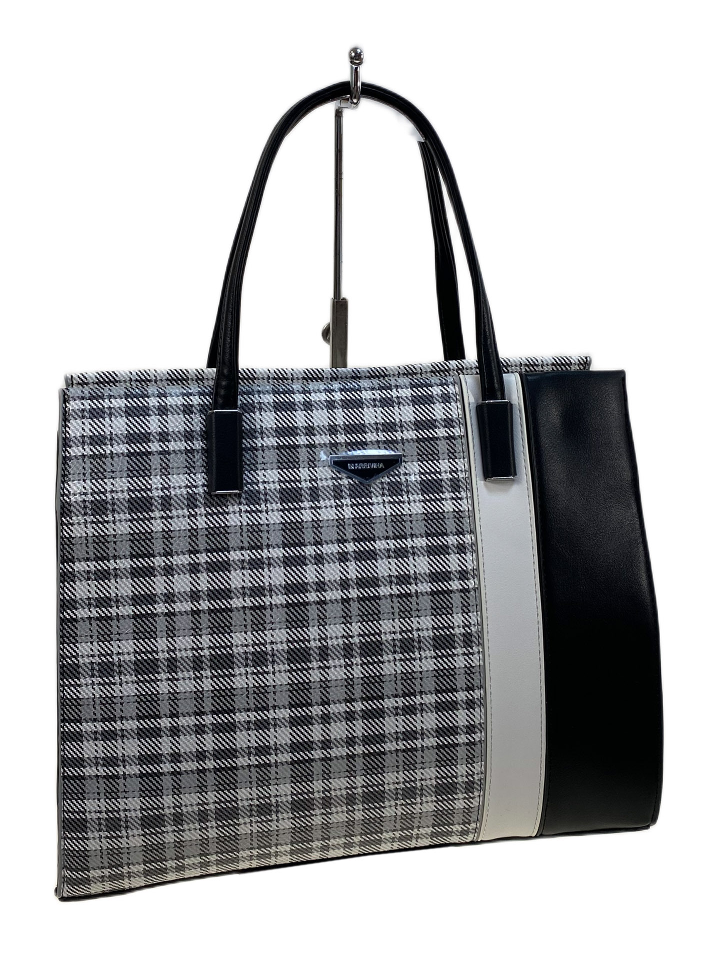 На фото 1 - Женская сумка из искусственной кожи мультицвет