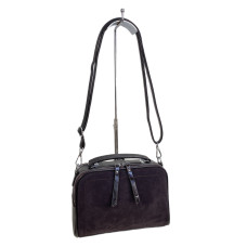 На фото 1 - Женская сумка из искусственной кожи и замши, цвет шоколад На фото 1 - Женская сумка из искусственной кожи и замши, цвет шоколад