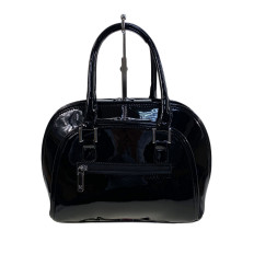 На фото 2 - Женская сумка из искусственной кожи, цвет черный