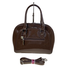 На фото 2 - Женская сумка из искусственной кожи, цвет шоколад На фото 2 - Женская сумка из искусственной кожи, цвет шоколад