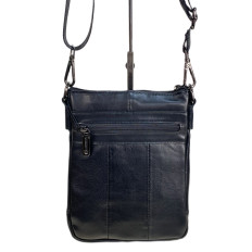 На фото 2 - Сумка мужская из натуральной кожи, цвет черный На фото 2 - Сумка мужская из натуральной кожи, цвет черный