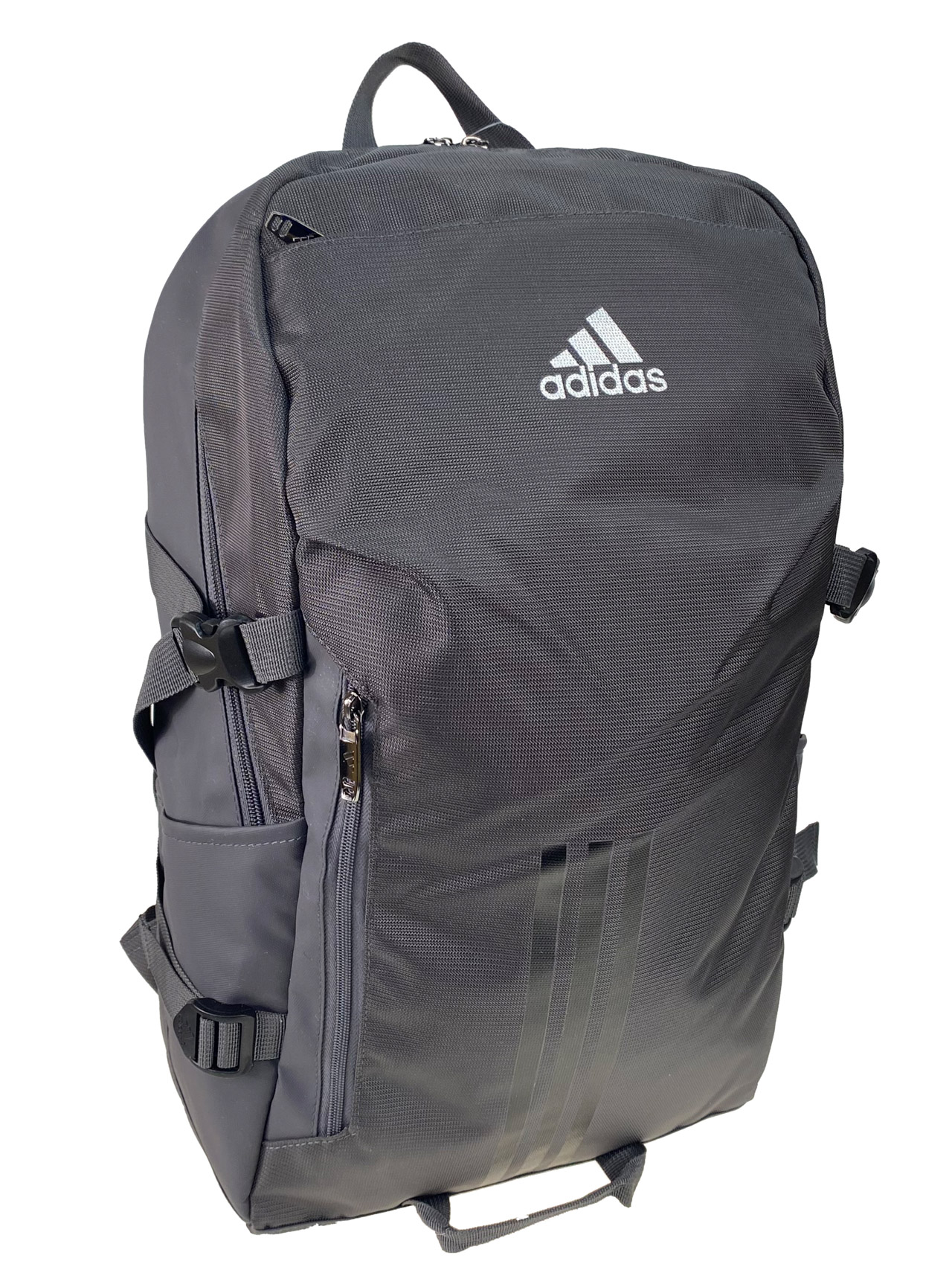 На фото 1 - Универсальный рюкзак из водоотталкивающей ткани, цвет серый