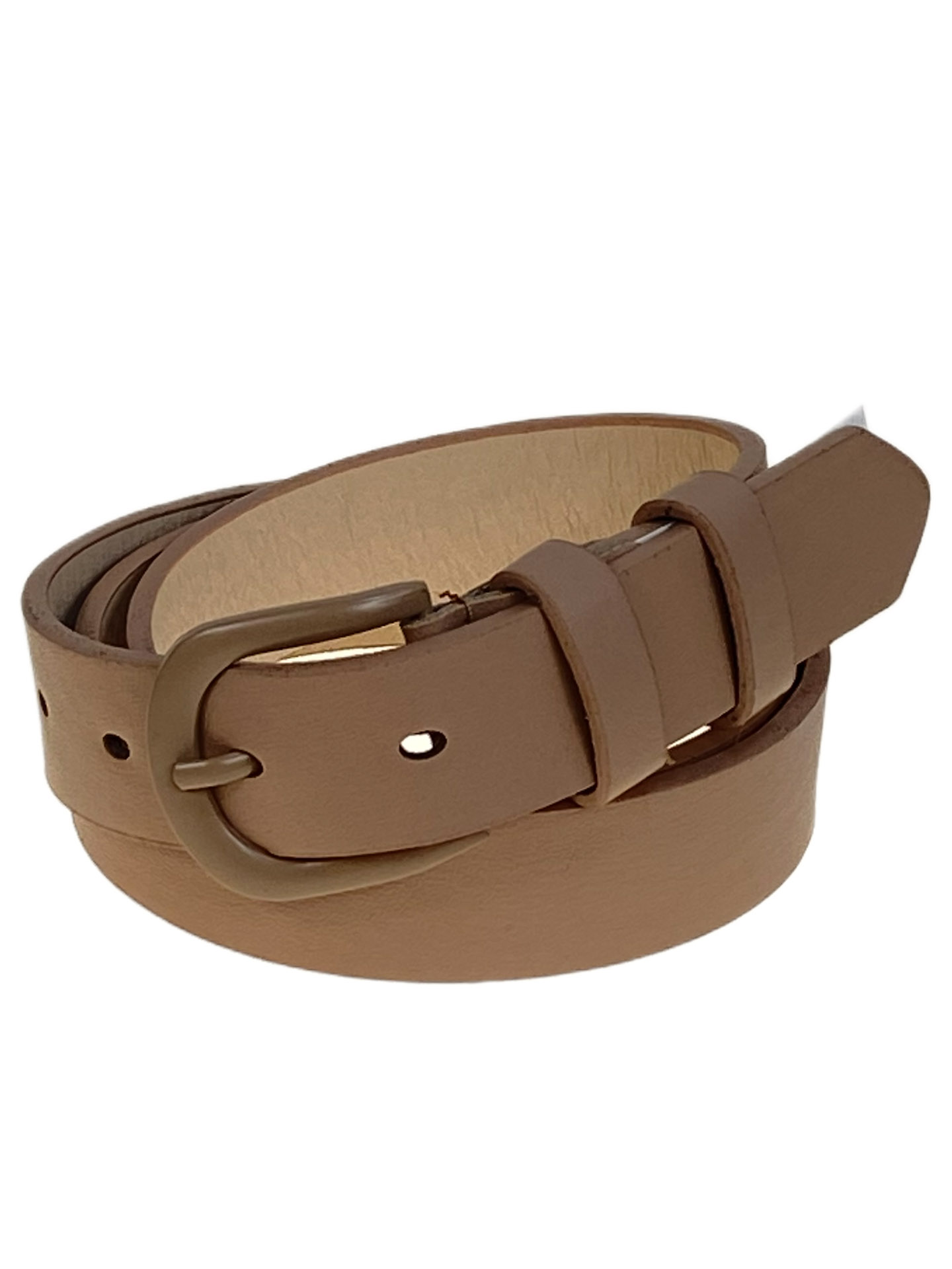 На фото 1 -  Ремень женский из искусственной кожи, цвет коричневый