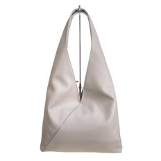 На фото 2 - Женская сумка из искусственной кожи, цвет светло серый На фото 2 - Женская сумка из искусственной кожи, цвет светло серый