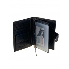 На фото 2 - Кошелек-органайзер мужской из натуральной кожи , цвет черный На фото 2 - Кошелек-органайзер мужской из натуральной кожи , цвет черный