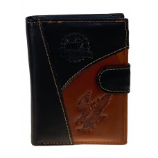 На фото 1 - Кошелек-органайзер мужской из натуральной кожи , цвет черный На фото 1 - Кошелек-органайзер мужской из натуральной кожи , цвет черный