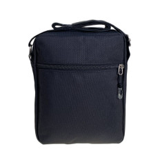 На фото 2 - Сумка мужская текстильная, цвет черный На фото 2 - Сумка мужская текстильная, цвет черный