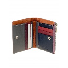 На фото 2 - Женское портмоне из натуральной кожи, цвет пурпурный