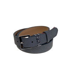 На фото 1 -  Ремень женский из искусственной кожи, цвет серый 